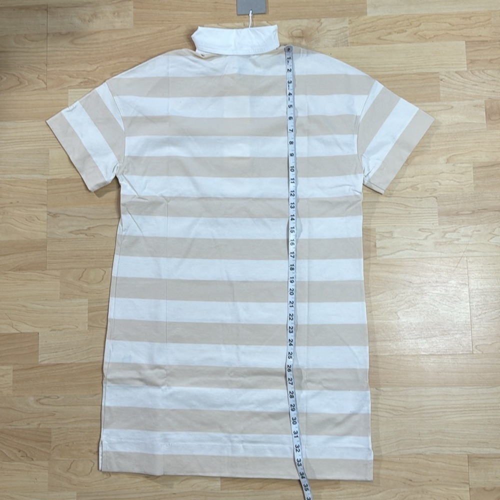NWT Everlane The Organic Cotton Striped Polo Dress Small - Picture 9 of 11